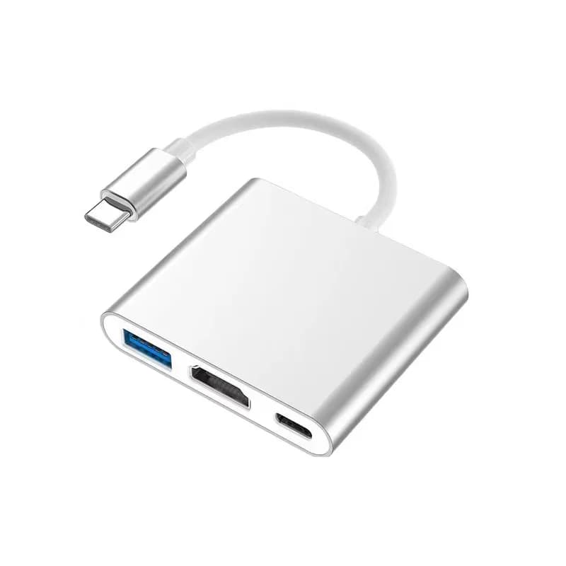 USB C to HDMI Adapter,Type C Digital AV Multiport Adapter,Hub Converter to HDMI 4K+USB 3.0,for iPhone 17 MacBook Pro