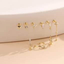 Aide S925 Sterling Silver Minimalist V-Shaped CZ Ear Cuff Exquisite No Piercing Ear Clip Perfect Birthday Gift for Her Jewelry