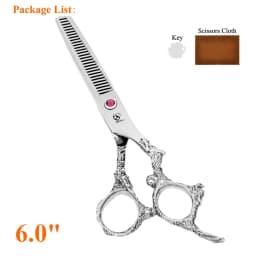 6 Inch Professional Hair Scissors Barbershop Hair Cutting Thinning Scissors Set JP440C Hairdressing Shears Salon Supplies A0111A