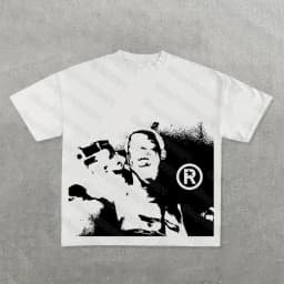 Dough Boy City of God Classic Character Portrait Graphic Print T-shirt Unisex Short-sleeved Street Casual Fashion Tops Clothing