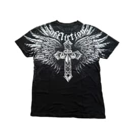 90s Melancholic Style Summer 3D Print Large-sized Men's T-shirt Quick-drying and Breathable Suitable for Outdoor Activities