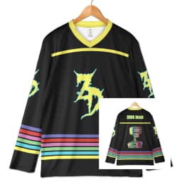 Spring Summer Men's Long-Sleeved Top Zeds Dead Rave Jersey Skeleton Hands Hockey Shirt Dubstep Festival Outfit Quick-drying Top