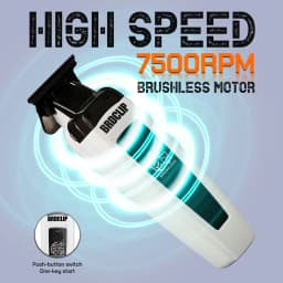 Professional Electric Hair Clipper Hair Trimmer Brushless Motor 7500RPM DLC Blade Electric Shaver 8000RPM DC Motor BRDCLIP Shop