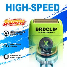 Professional Electric Hair Clipper Hair Trimmer Brushless Motor 7500RPM DLC Blade Electric Shaver 8000RPM DC Motor BRDCLIP Shop