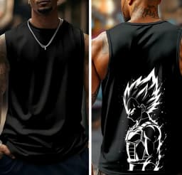 Summer New Japanese Anime Special Edition Men's and Women's Casual Basketball Suit Children's Y2K Loose Tank Top