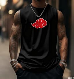 Summer New Japanese Anime Special Edition Men's and Women's Casual Basketball Suit Children's Y2K Loose Tank Top