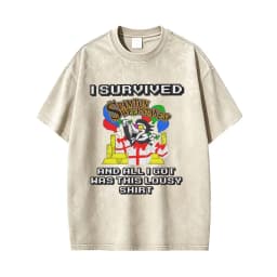 Washed Vintage Game Deltarune Spamton Funny Meme T-shirt Men's Women Clothing Casual Humor Lover Short Sleeve Oversized T Shirts