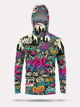 2026 Summer New Style Men's Long-Sleeved Shirt with 3D Letter Pattern Print for Comfortable Soft Breathable and Sporty Wear