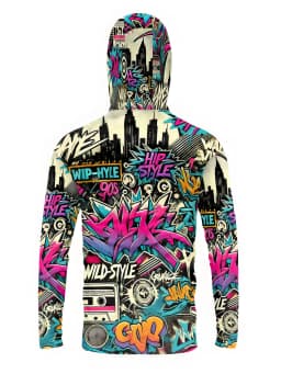 2026 Summer New Style Men's Long-Sleeved Shirt with 3D Letter Pattern Print for Comfortable Soft Breathable and Sporty Wear
