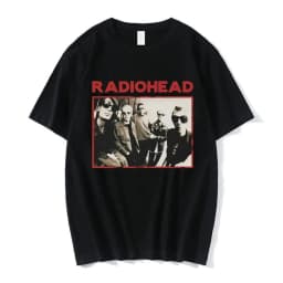 Vintage Classic Radiohead T Shirt Men Tees North America Tour Rock Boy Women's Tshirt Camisetas Hombre Hip Hop Street Casual Top