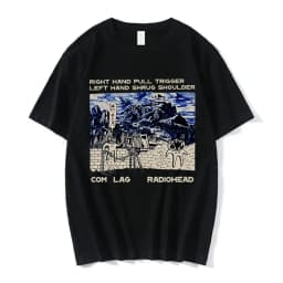 Vintage Classic Radiohead T Shirt Men Tees North America Tour Rock Boy Women's Tshirt Camisetas Hombre Hip Hop Street Casual Top