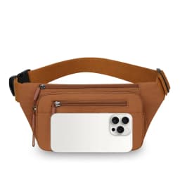 Women's Waterproof Nylon Convertible Waist Pack with Adjustable Strap Large Capacity Crossbody Chest Bag for Outdoor Activities