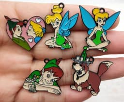10 pcs Cartoon Enamel Charms Pendants for Jewelry Making Necklaces Earrings Braceltes DIY Crafts Gifts
