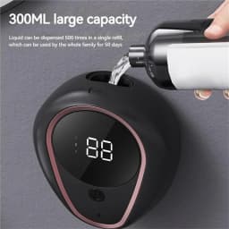 300ml Intelligent Soap Dispenser Bubble and Wash Hands Foam Automatic Wall Mounted Sensor Soap Dispenser for Bathroom Kitchen