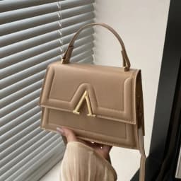 Casual Retro Shoulder Bag Candy Color Street Trend Crossbody Bag PU Material Large Capacity Ladies Handbag