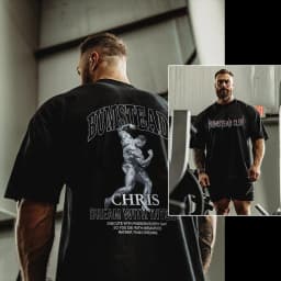 2026 GYM New Short-sleeved American-style Loose T-shirt for Fitness - Three-quarter Open Back with Five-quarter Sleeves