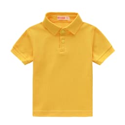 Girls and Boys Casual Classic Design Slightly Stretch POLO, Kids Clothes For Spring Summer Indoor Outdoor