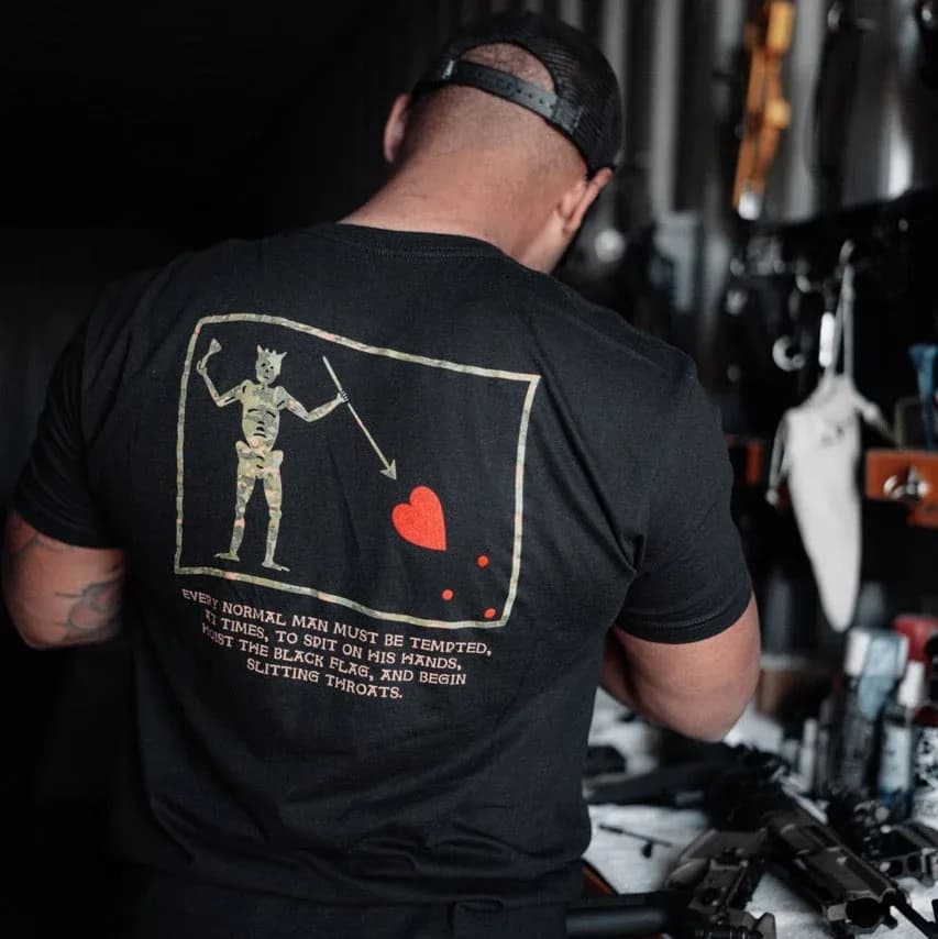 Hoist The Black Flag – Savage Tacticians Exhaust Ventilation for Cooling Suitable for Exercise Wear