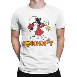 Men Women Snoopy Woodstock T Shirts Cartoon 100% Cotton Clothing Amazing Short Sleeve Round Collar Tees Classic T-Shirts