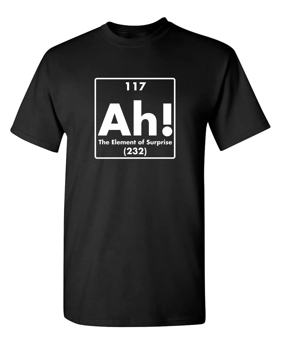 S-5XL Ah The Element Of Surprise | Mens Graphic T-Shirts Funny | Cool Graphic Tees Men Vintage | Novelty Sarcastic Funny T Shirt