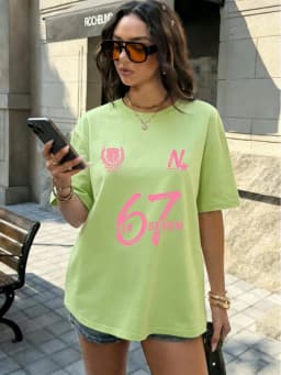 Six Seven 67 Printing T-Shirts Cotton Womens Summer Oversized Tops Soft Comfortable Short Sleeve T Shirts Casual O-Neck Clothes