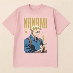 2026 New Jujutsu Kaisen Nanami Kento Printed Short Sleeve T-shirt Men's and Women's T-shirt Men's Tops Sports T-shirt Y2K Tee