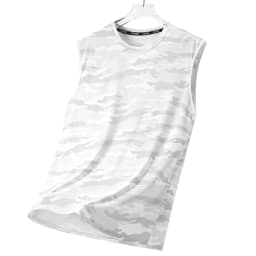 2026 New Camouflage Ice Silk Quick Dry Round Neck Vest Summer Thin Breathable Outdoor Running Trendy Sleeveless Tank Top
