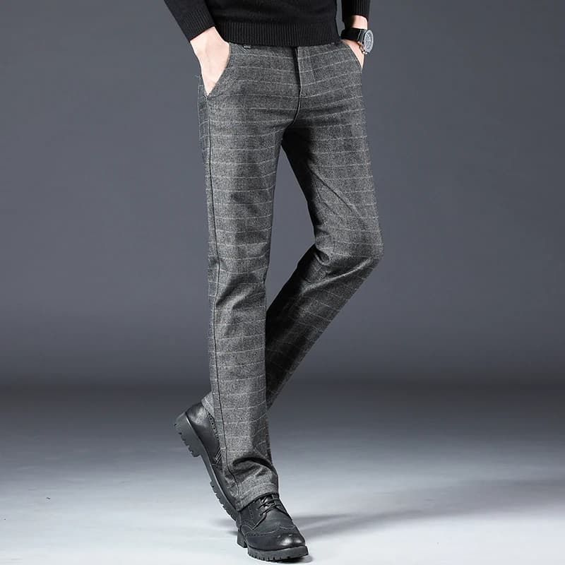 Men's Casual Pants Spring Summer New Cotton Linen Trousers Overalls Business Slim Fit Straight Pants Daily All-match Men's Pants
