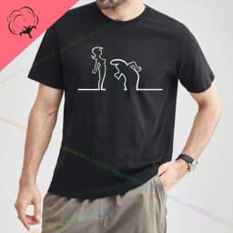 S-5XL La Linea The Line Osvaldo Cavandoli TV Men's And Women's Style Street T-shirt Summer Fashion Casual 100% Cotton T-shirt