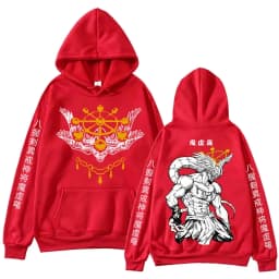 Anime Jujutsu-Kaisen Mahoraga Hoodie Man Woman Harajuku Long Sleeve Pullover Tops