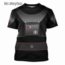 Darth Vader Cosplay Costume Tshirt 3D Full Printed Men T Shirt New Fashion Short Sleeve Shirt Summer Streetwear Unisex Tee Tops