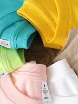 Summer 100% Cotton Women's T-shirt Bottoming Basic Fashionable Solid Lady Short Sleeve Loose Tops Shirts 200g/㎡ Tops
