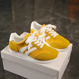 Large Size Sport Shoes Women's Casual All Match Spring Autumn Flat Bottom Yellow Blue Style Comfortable Running Shoes