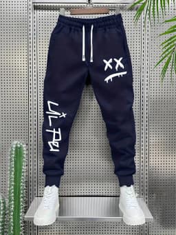 Geometric Print Casual Men'S Pants Street Fitness Multi-Functional Outfit Elastic Stretch Fabric
