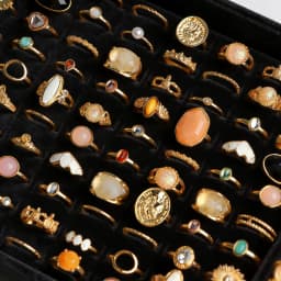 30/50/100Pcs Fashion Retro Women Rings Bohemian Unique Hollow Design Mix Style Daily Wear Anniversaries Jewelry Gift Accessories