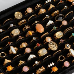 30/50/100Pcs Fashion Retro Women Rings Bohemian Unique Hollow Design Mix Style Daily Wear Anniversaries Jewelry Gift Accessories