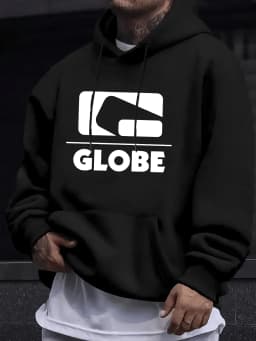 Men'S New Fashion Casual Personalized Printed Hooded Sweatshirt