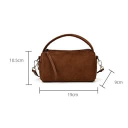 Luxury Mini Size Shoulder Bag Frosted Surface PU Leather Pillow Bag Matte Suede Women's Handbag Daily Use