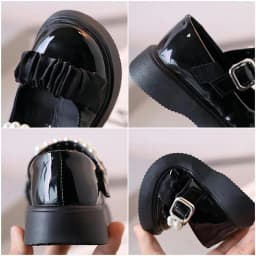 Cartoon Princess Shoe Fashion Simple Leather Shoe Comfort Versatile Exquisite Girl Shoes Trendy Butterfly Bow Casual Child Shoe