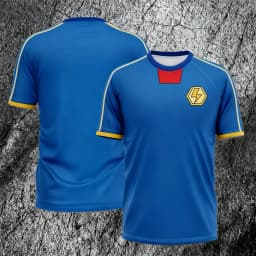 Lightning Eleven Anime 3D Print Sport Quick-Dry Breathable Men T-Shirt Harajuku Football Jersey Team Uniform Short Sleeve Summer