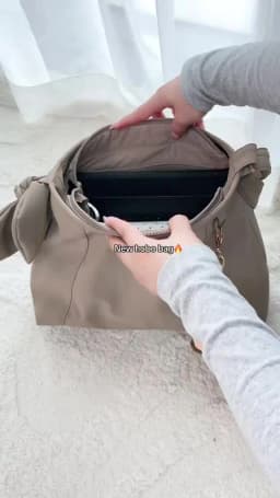 BAGSMART Women Large Capacity Crossbody Bag Casual Shoulder Handbag Waterproof Travel Bag Multi-Function Overnight Shoulder Bag