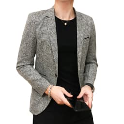 Solid Color Men's Fashion Casual Outdoor Gentleman Business Wedding Trend Slim-fit Formal Dress British Style Wedding Blazer