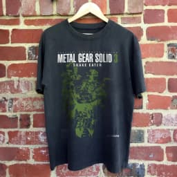 S-5XLMetal Gear Solid 3 Snake Awesome Pure Cotton Shirts Crew Neck Heartfelt Gift Metal Gear Solid Game Creative Summer T-shirt