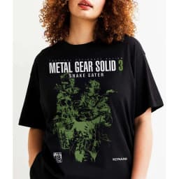 S-5XLMetal Gear Solid 3 Snake Awesome Pure Cotton Shirts Crew Neck Heartfelt Gift Metal Gear Solid Game Creative Summer T-shirt