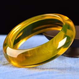 Second-generation Blue Amber Bracelet, Classic Simple and Versatile Jewelry
