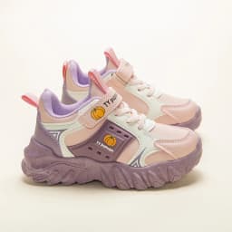 Cute Pumpkin Print Kids' Sneakers Hook & Loop Strap Casual Shoes for Toddlers & Little Kids