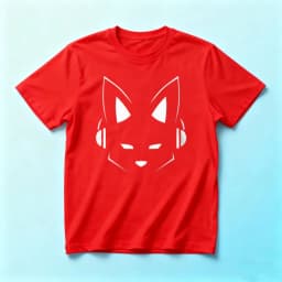 Furry Edm T-Shirt Simple Design Fox Printed Tshirt Fluffy Lover Shirt Furry Fans Gift Tee Men Unisex Daily Life Casual Tops