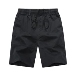 Summer Shorts Man 100% Cotton Lightweight Breathable Casual Fashion Short Pants Elastic Drawstring Outdoor Hiking Shorts