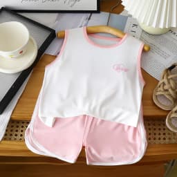Toddler Baby Set Children's Clothing Vest Set Summer Children's Clothing Baby Short Vest Sleeveless Tops