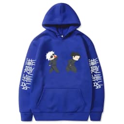 Japanese Manga Spell: Battle of Gojo Wu, Surrounding Spring and Autumn Men's Fashion and Leisure Versatile Hoodie